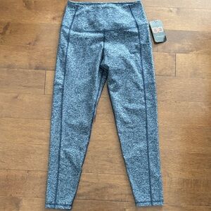 NWT One Tooth blue heathered leggings.